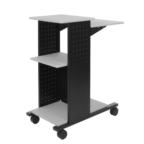 MOBILE PRESENTATION STATION, 18"W X 34.25"D X 40"H, CABINET INCLUDED, NO ELECTRIC, SOLD AS EACH LUXOR 10000572