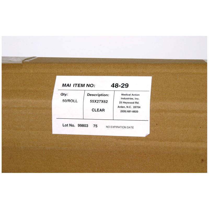 CART COVER, 64" X 27" X 67", 0.90 MIL, 50 EA/RL, 1 RL/CS, SOLD AS CASE MEDEGEN 10000958