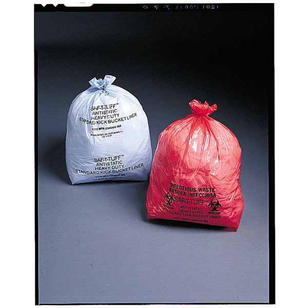 BUCKET LINER, 22" X 45" X 16", LOW DENSITY, ANTI-STATIC, BLUE/ BLACK, 1.4 MIL, 35-40 GAL, 100 RL/CS, SOLD AS CASE MEDEGEN 10000958