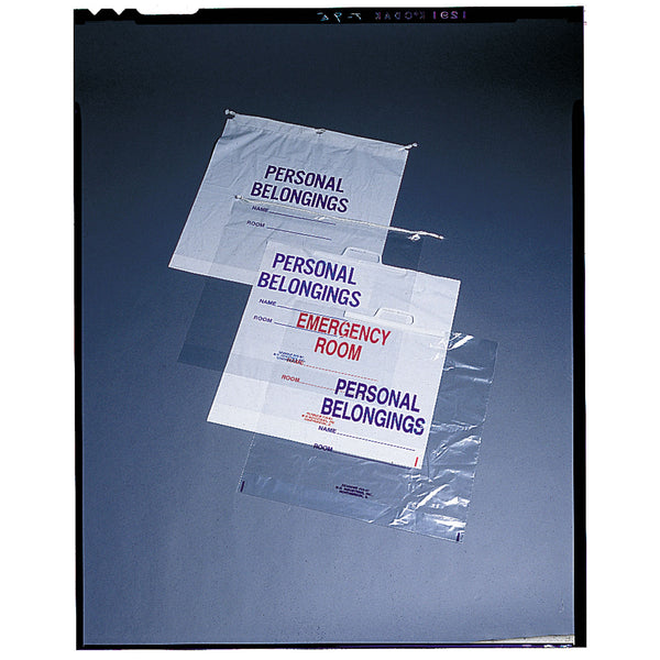 PERSONAL BELONGINGS BAG, 20" X 20" X 4", GREEN, STANDARD DUTY, COTTON DRAWSTRING, 250/CS, SOLD AS CASE MEDEGEN 10000958