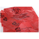 HAMPER BAGS, 25" X 34", 1.2 MIL, RED, "BIOHAZARDOUS WASTE", 30/RL, 10 RL/CS, SOLD AS CASE MEDEGEN 10000958