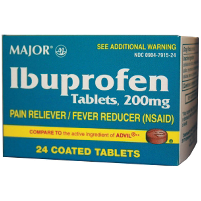 Major Analgesic Tablets Ibuprofen Tabs 200Mg 24Sndc00904-6747-24 144/Cs -700131