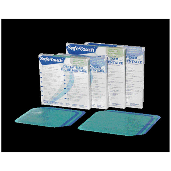 Medicom Dental Dams Dental Dam Thin Gauge 6X6Unscent Blu 36/Bx 6Bx/Cs -1266TB