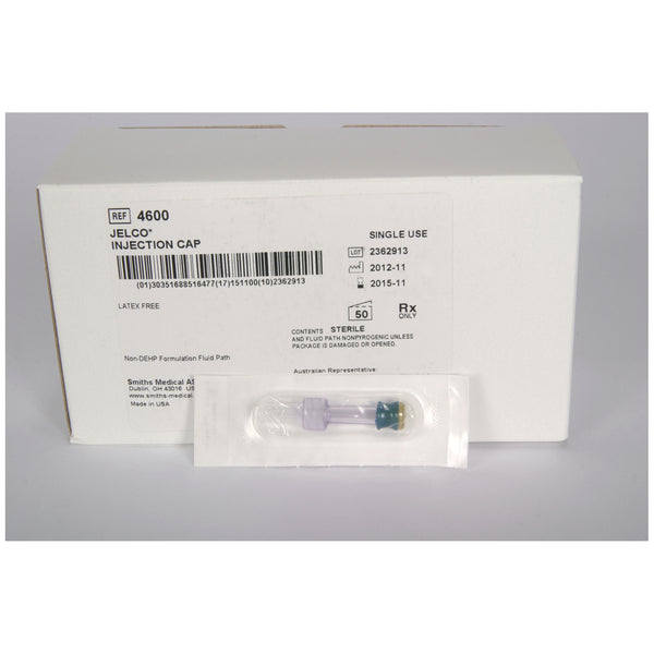 INJECTION CAPS, JELCO™, 200/CS, SOLD AS CASE ICU 10000485