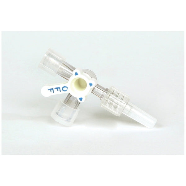 ONE-WAY STOPCOCK WITH SWIVEL MALE LUER LOCK, SMALL BORE, 50/CS, SOLD AS CASE ICU 10000485