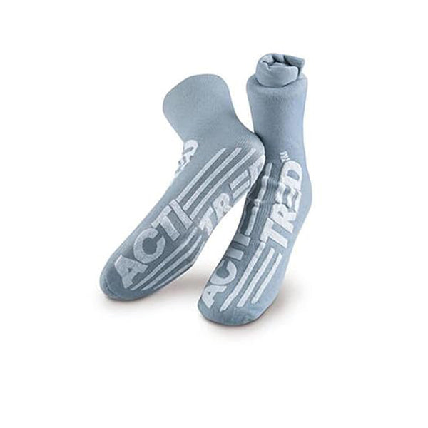 Medical Action Acti-Tred Slippers Slipper Socks Dbl Side Treadxxl Red 48Pr/Cs -99947R