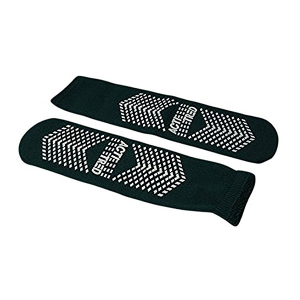 Medical Action Acti-Tred Slippers Slipper Socks Dbl Side Treaduniversal Grn 48Pr/Cs -99949