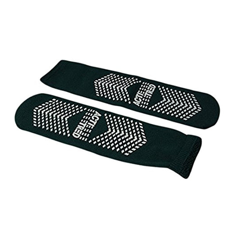 Medical Action Acti-Tred Slippers Slipper Socks Dbl Side Treaduniversal Grn 48Pr/Cs -99949