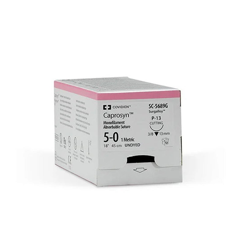 SUTURE, PREMIUM REVERSE CUTTING, SIZE 4-0, UNDYED, 18", NEEDLE P-11, 3/8 CIRCLE, 1 DZ/BX, SOLD AS BOX MEDTRONIC/MINIMALLY 10000446