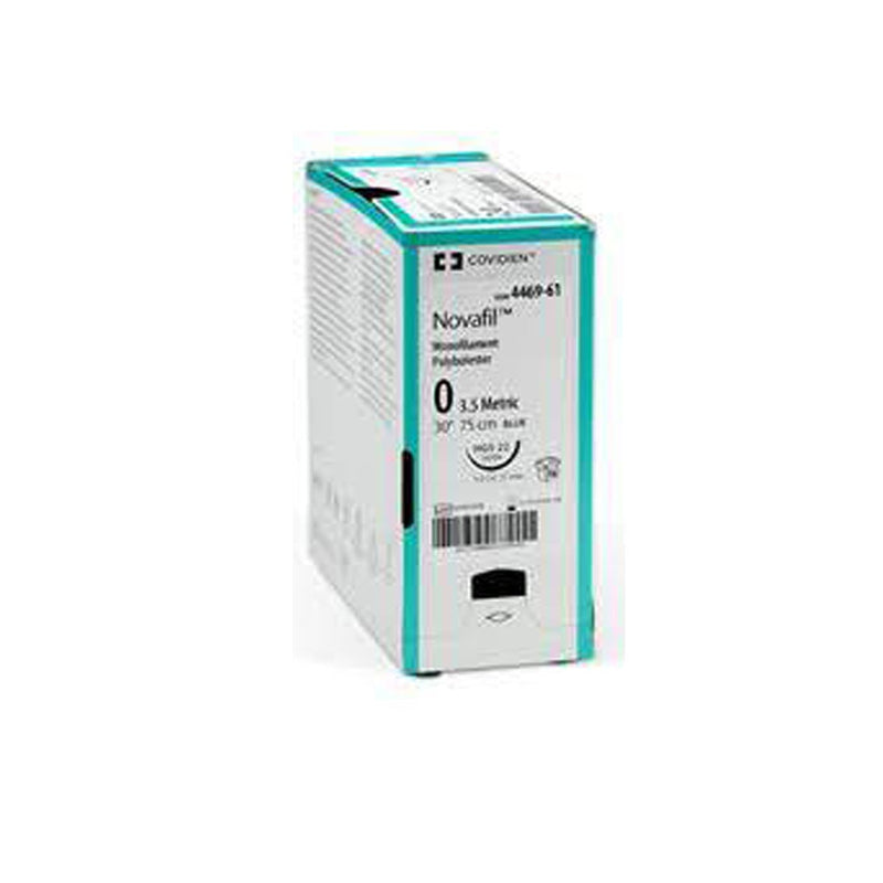 SUTURE, REVERSE CUTTING, SIZE 4-0, BLUE, 18", NEEDLE C-13, 3/8 CIRCLE, 1 DZ/BX, SOLD AS BOX MEDTRONIC/MINIMALLY 10000446