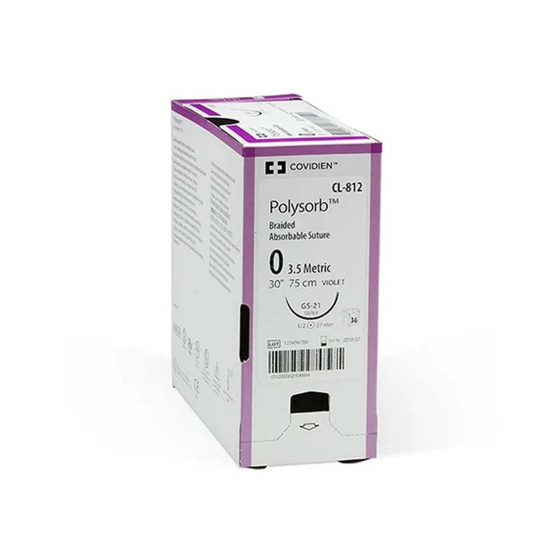 SUTURE, PRE-CUT, SIZE 0, VIOLET, 12X18", NO NEEDLE, 2 DZ/BX, SOLD AS BOX MEDTRONIC/MINIMALLY 10000446