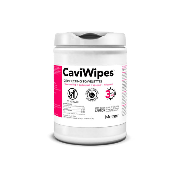 CAVIWIPES 2.0, 160 WIPES/CANISTER, 12 CAN/CS, SOLD AS CASE METREX 142