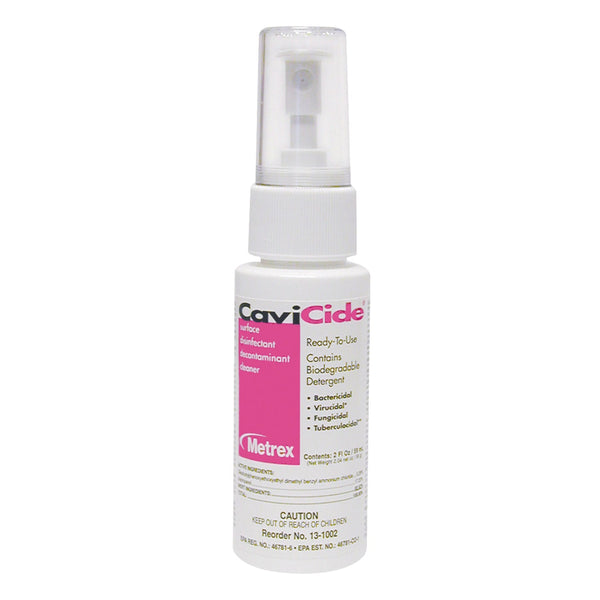 Metrex Cavicide Surface Disinfectant Cavicide 2 Oz W/Sprayer48/Cs -13-1002