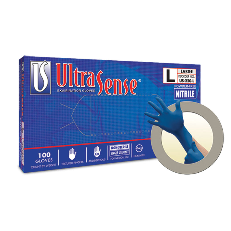 ANSELL MICROFLEX ULTRASENSE® POWDER-FREE NITRILE EXAM GLOVES, SOLD AS CASE ANSELL 202