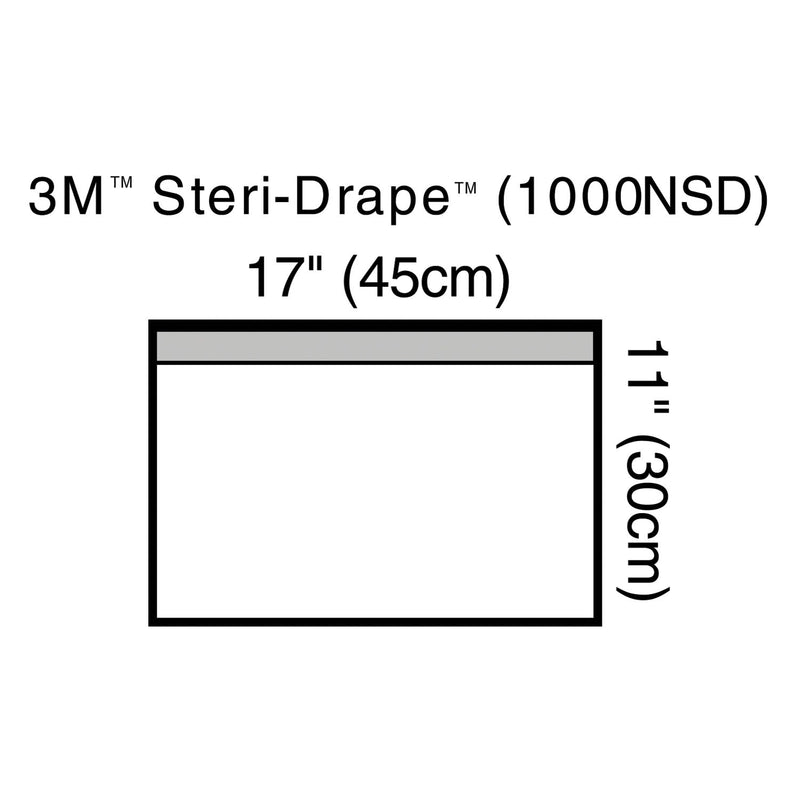 Solventum Steri-Drape Towel Drapes Drape Sm Twl Steridrape Nsadh Strip 17X11 100/Cs -1000NSD