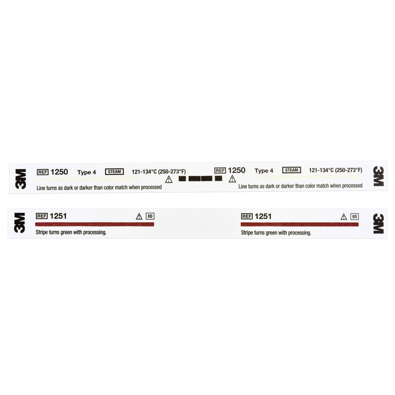 INDICATOR STRIP FOR 100% EO & EO MIXTURE, 5/8" X 8", COLOR CHANGE FROM RED TO GREEN, PERFORATED, 240/BX, 4 BX/CS, SOLD AS CASE SOLVENTUM 1