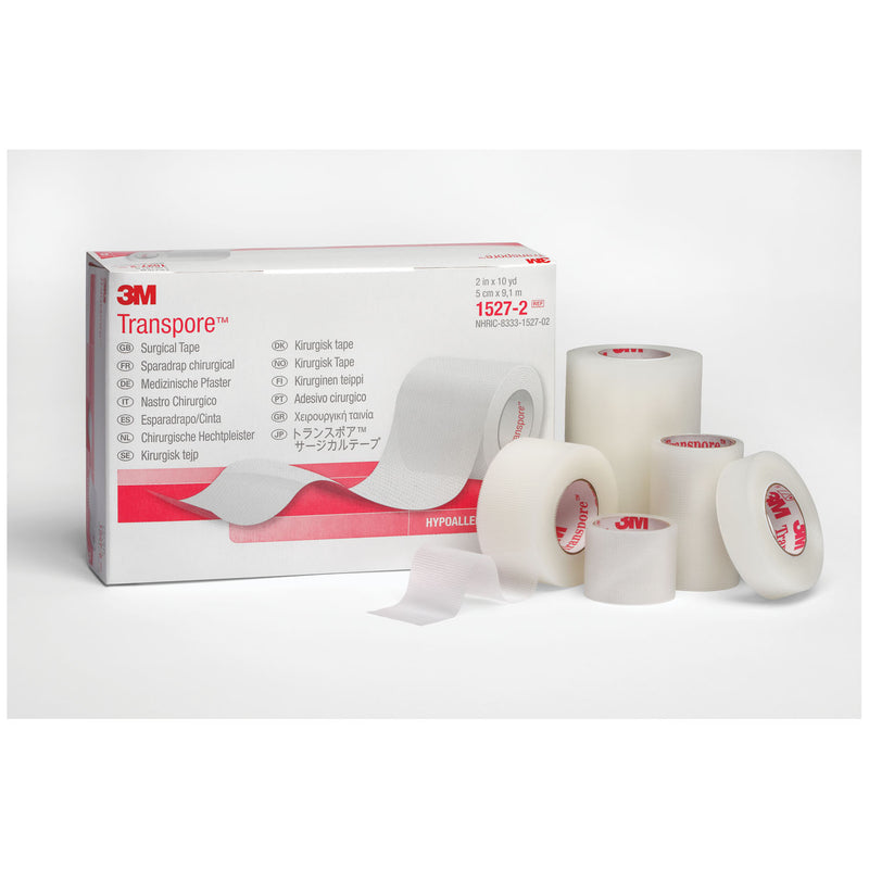 SURGICAL TAPE, ½" X 10 YDS, TRANSPARENT 24 RL/BX, 10 BX/CS, SOLD AS CASE SOLVENTUM 1