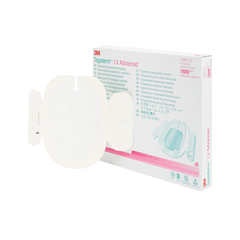 IV ADVANCED DRESSING, 4" X 4¾", 50/BX, 4 BX/CS, SOLD AS CASE SOLVENTUM 1