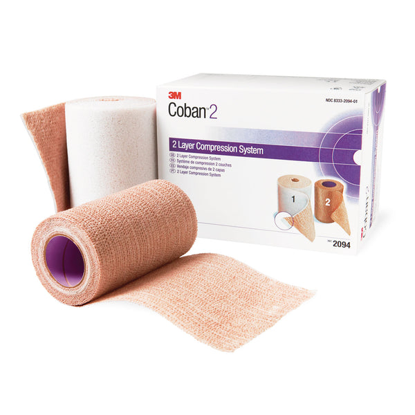 LITE COMPRESSION SYSTEM INCLUDES: ROLL 1 COMFORT LAYER 4" X 2.9 YDS, UPSTRETCHED, ROLL 2 COMPRESSION LAYER 4" X 5.1 YDS, FULLY STR, SOLD AS CASE SOLVE