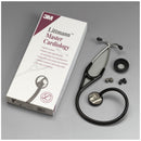 STETHOSCOPE, 27", BRASS FINISH CHESTPIECE, BLACK TUBING, SOLD AS EACH SOLVENTUM 1