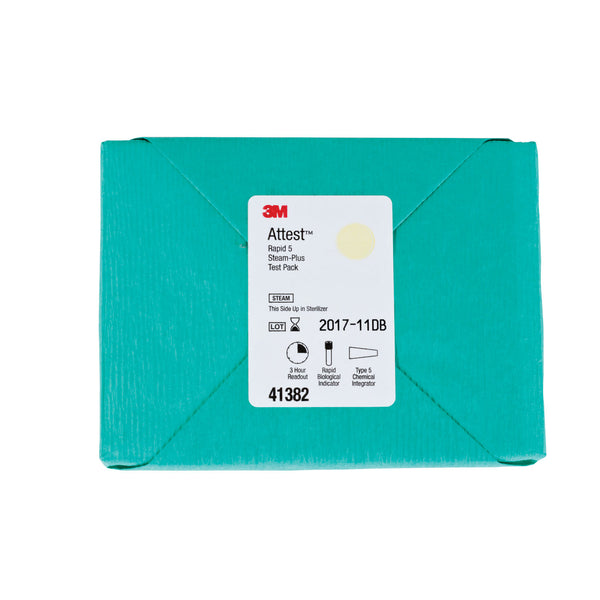 TEST PACK INCLUDES: 16 TEST PACKS + 4 CONTROLS, 3 HR READOUT, BROWN CAP, CONSISTS OF 1292 BI + COMPLY™ STEAM CHEMICAL INTEGRATOR, , SOLD AS CASE SOLVE