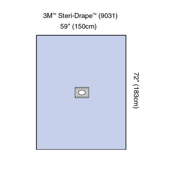 STERI-DRAPE™ EXTREMITY COVER, 13½" X 23½", ABSORBENT IMPERVIOUS MATERIAL, 50/BX, 4 BX/CS, SOLD AS CASE SOLVENTUM 1