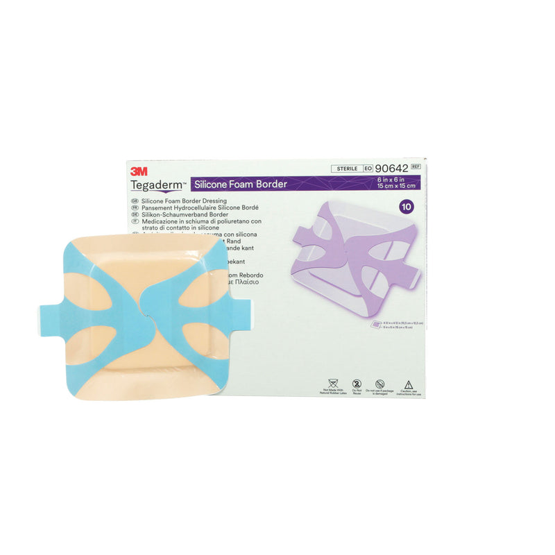 HEEL & CONTOUR DRESSING, 6" X 6", 5/BX, 4 BX/CS, SOLD AS CASE SOLVENTUM 1