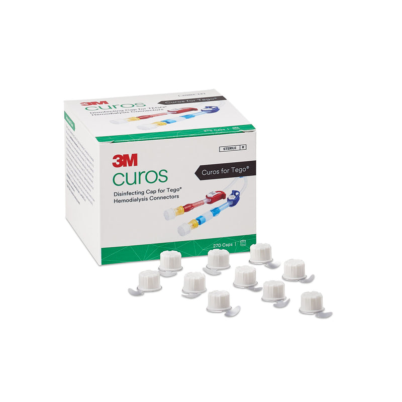 PORT PROTECTOR, FOR THE TEGO® NEEDLEFREE HEMODIALYSIS CONNECTOR, WHITE, 270/BX, 8 BX/CS, SOLD AS CASE SOLVENTUM 1