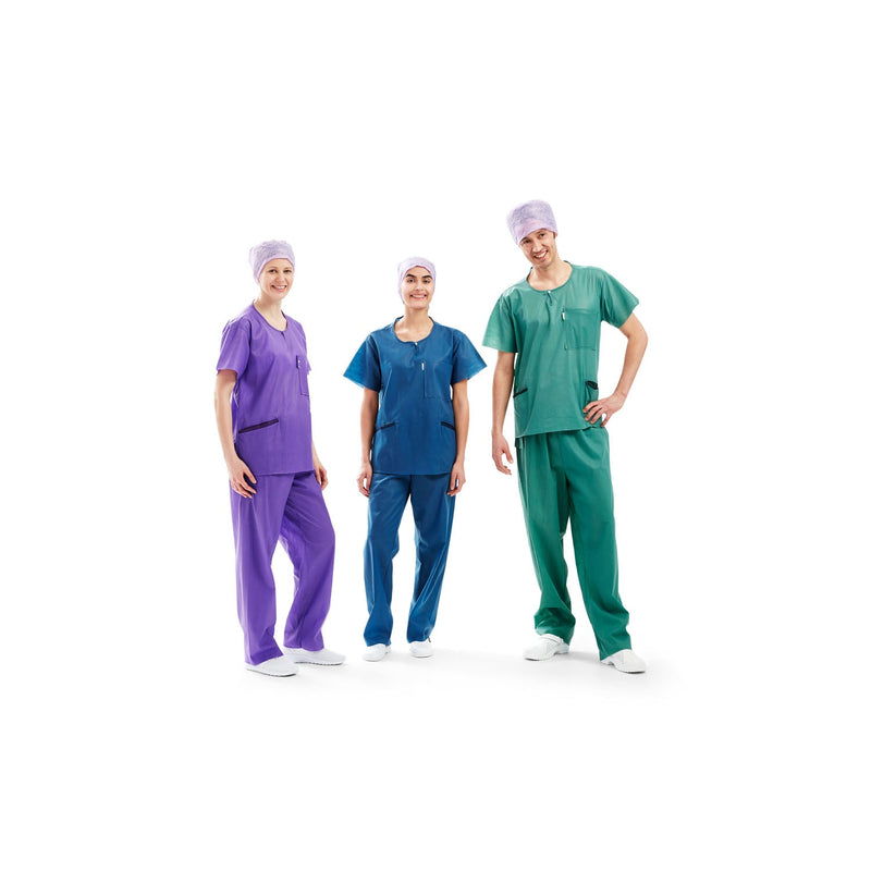 Molnlycke Barrier Wearing Apparel - Scrub Shirts Shirt Scrub Lg Blu12/Bg 4Bg/Cs -21630
