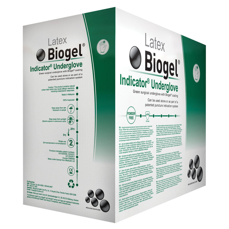 SURGICAL GLOVE, SIZE 7½, STERILE, LATEX, POWDER FREE , 50/BX, 4 BX/CS, SOLD AS CASE MOLNLYCKE 10000261
