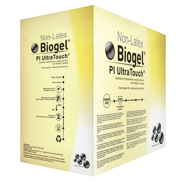 GLOVES, BIOGEL PI ULTRA TOUCH GLOVES, SIZE 5.5, 50PR/BX 4BX/CS, SOLD AS CASE MOLNLYCKE 10000261