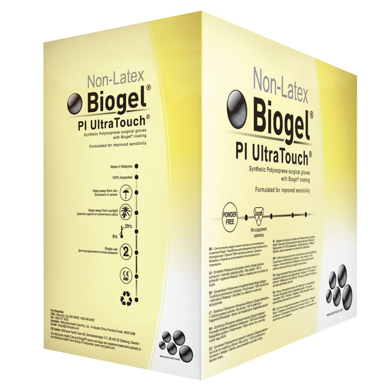 GLOVES, BIOGEL PI ULTRA TOUCH GLOVES, SIZE 8, 50PR/BX 4BX/CS, SOLD AS CASE MOLNLYCKE 10000261