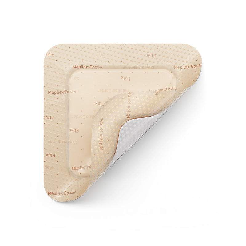FOAM DRESSING, 6" X 8" FLEXIBLE, SELF-ADHERENT, ABSORBENT, BORDERED, SAFETAC TECHNOLOGY, 5/BX, 10 BX/CS, SOLD AS CASE MOLNLYCKE 10000261