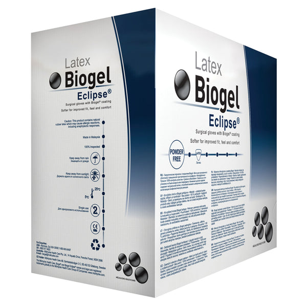SURGICAL GLOVE, SIZE 8, STERILE, LATEX, POWDER FREE , 50/BX, 4 BX/CS, SOLD AS CASE MOLNLYCKE 10000261