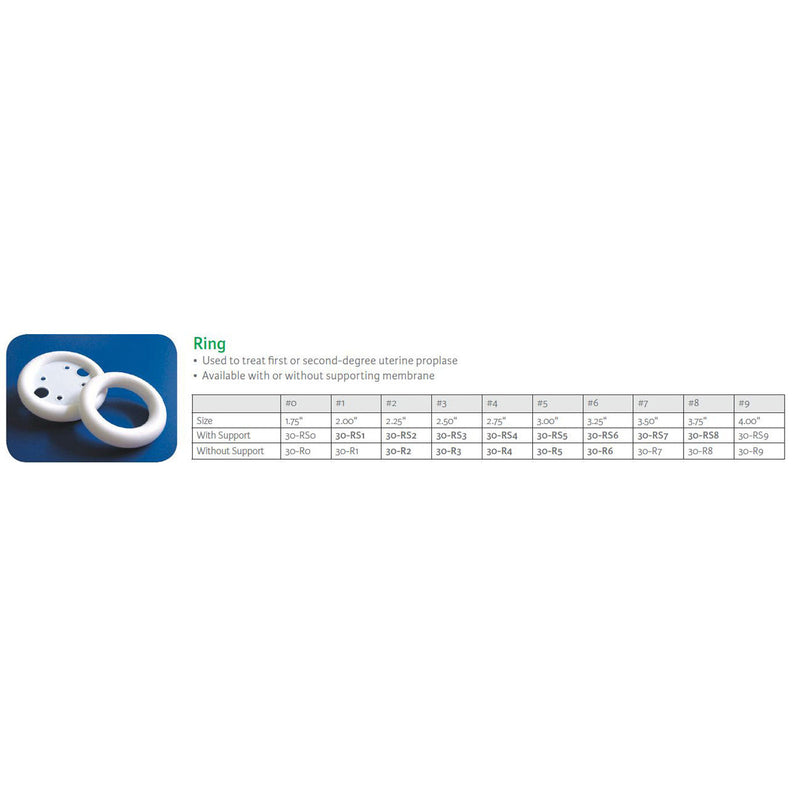 Miltex Pessary Products - Ring With Knob Ringknob W/Knob+Support Sz63-1/4In -30-RKS6M