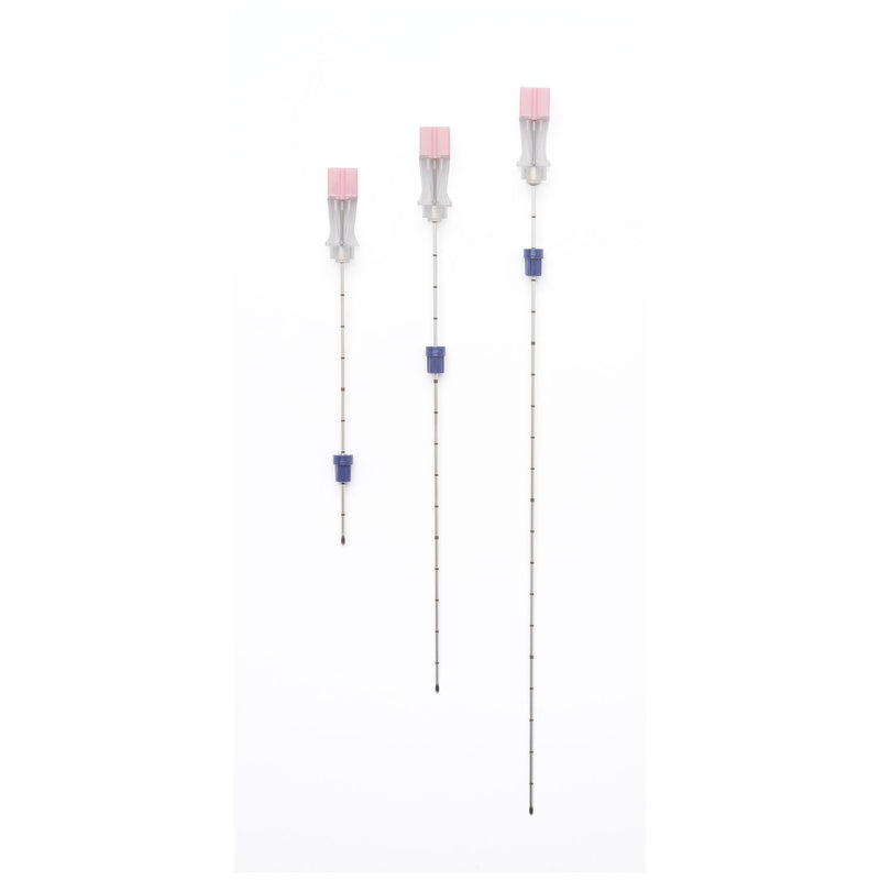 CHIBA POINT NEEDLE, 18G X 3.5", PINK, STERILE, 25/BX, SOLD AS BOX MYCO 10000362