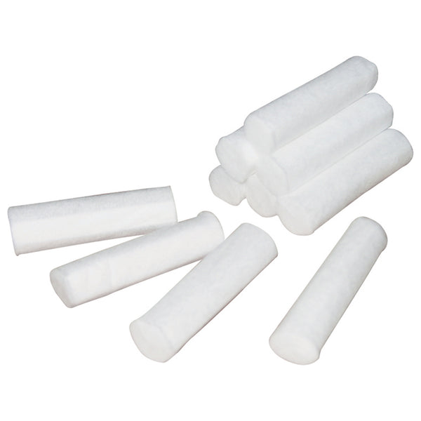 COTTON ROLLS, #2, MEDIUM, 1.5" X .375", 2000/BX, SOLD AS BOX MYDENT 10001014