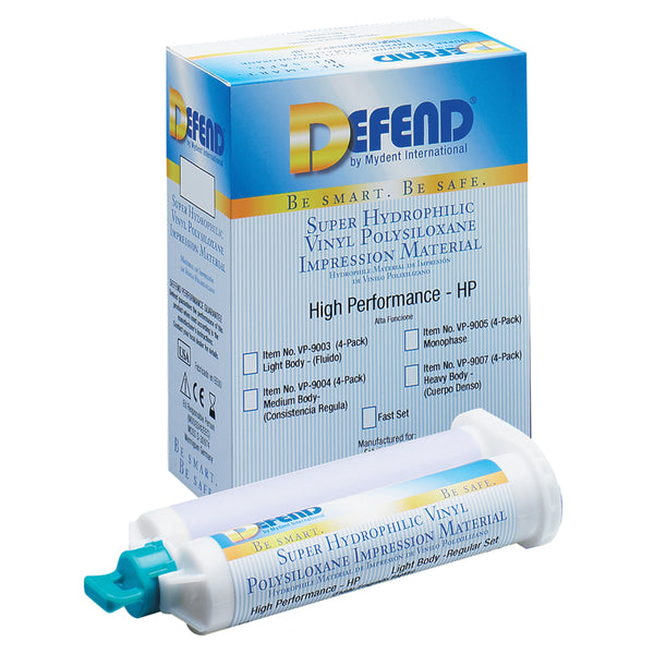 MYDENT DEFEND SUPER HYDROPHILIC VPS IMPRESSION MATERIAL, SOLD AS PACK MYDENT 10001014