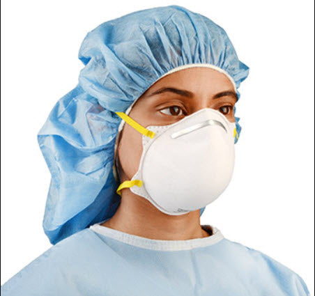 Cardinal Health Respiratory Masks Mask Surgical/Resp N95 Moldedm/L White 20/Bx 6Bx/Cs -N95A-ML