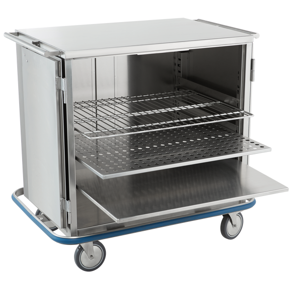 Blickman Miscellaneous Carts Cart Exchange 54Wx68Hx26D4 Wire Shelves 7 Totes (Drop)
