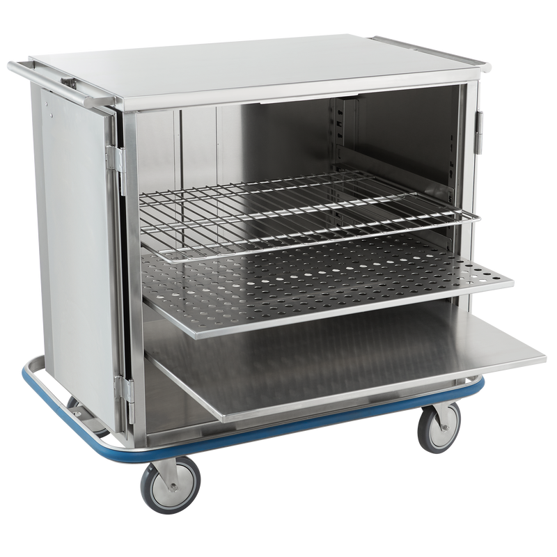 Blickman Miscellaneous Carts Cart Exchange 54Wx68Hx26D4 Wire Shelves 7 Totes (Drop)