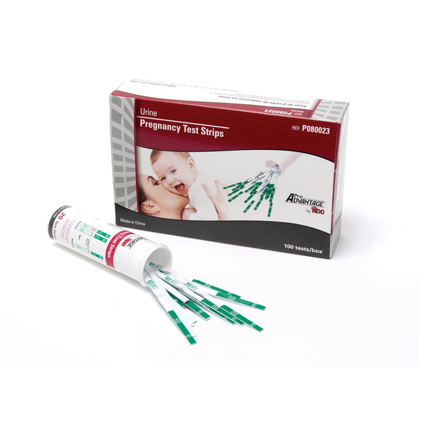 INCLUDES 20 URINE HCG PREGNANCY TEST STRIPS PER CANISTER, CLIA WAIVED, 5 CAN/BX, SOLD AS BOX PRO 10000510