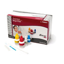 INCLUDES 25 STREP A TEST STRIPS, 25 SWABS, 25 EXTRACTION TUBES, 1-10ML REAGENT A, 1-10ML REAGENT B, 1-1ML POSITIVE CONTROL, 1-1ML , SOLD AS BOX PRO 10