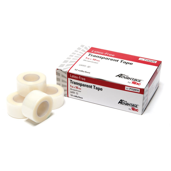 Pro Advantage Transparent Surgical Tapes Tbd-Pa Tape Surgical Transparent3X10Yd 4/Bx 12Bx/Cs -P152030