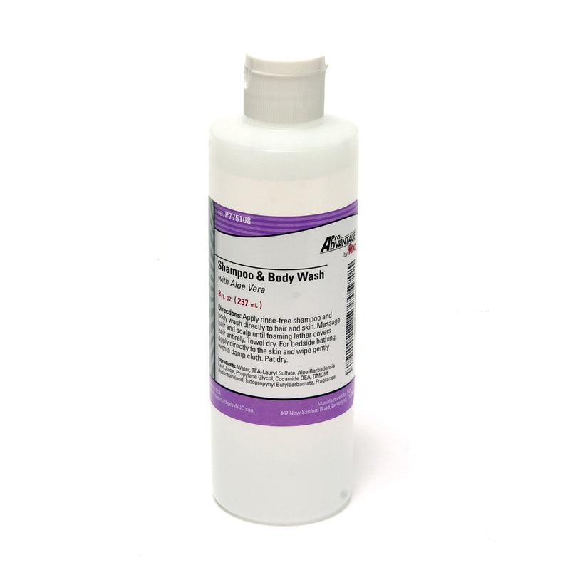 PRO ADVANTAGE® RINSE-FREE SHAMPOO & BODY WASH, SOLD AS CASE PRO 10000510