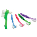 DENTURE BRUSH, 4 ASSORTED COLORS , 12/BX, 10 BX/CS, SOLD AS CASE QUALA 10000640