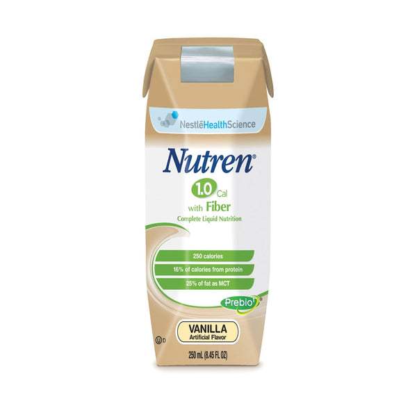 Nestle Nutren 1.0 Fiber With Prebio Formula Tube Feed Nutren 1.0W/Fiber Unflavr 250Ml 24/Cs Nr -9871616056