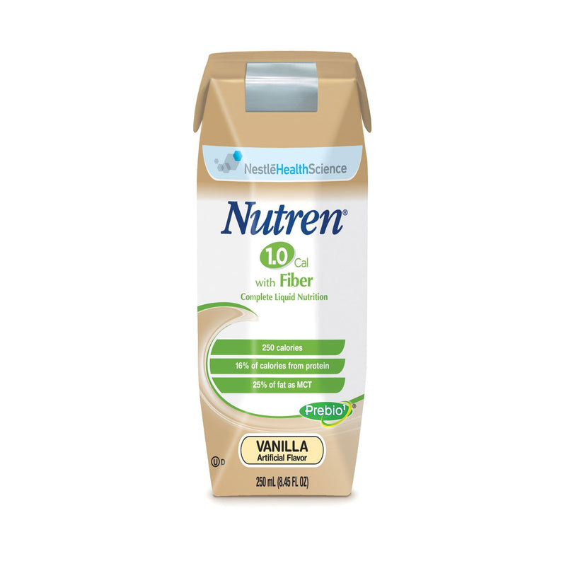 Nestle Nutren 1.0 Fiber With Prebio Formula Tube Feed Nutren 1.0W/Fiber Unflavr 250Ml 24/Cs Nr -9871616056