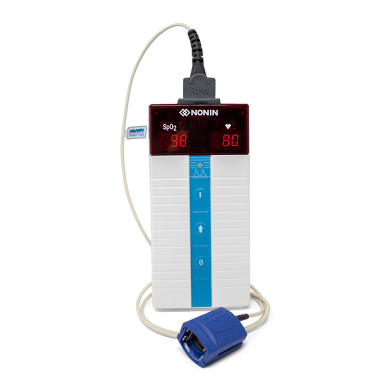 INCLUDES: 8000SM-3 MEDIUM SOFT SPO2 SENSOR, AA ALKALINE BATTERIES, AND 8500 SERIES OPERATOR'S MANUAL ON CD ROM, SOLD AS EACH NONIN 10001309
