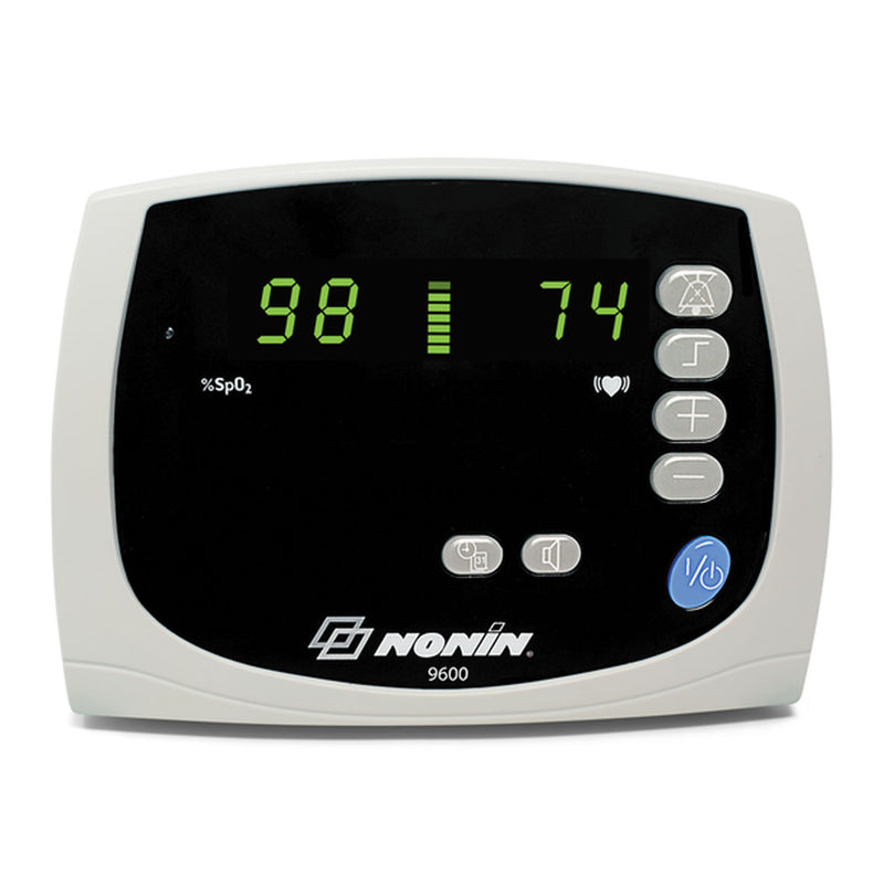 INCLUDES: 8000AA ADULT FINGER CLIP SPO2 SENSOR , POWER SUPPLY, POWER CORD-US, AVANT B BATTERY PACK , 9600 OPERATOR’S MANUAL ON CD-, SOLD AS EACH NONIN